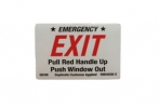 Kinro Emergency Exit Decal