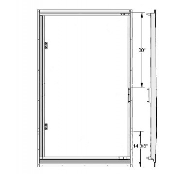 Coach & Equipment - E-Door Frame Flat Floor