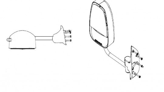 SAFE FLEET -BUS & RAIL DIVISIO - Heated Mirror Assy - Roadside