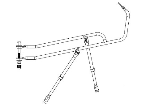 Rosco  - Cross View Mirror Arm Assembly