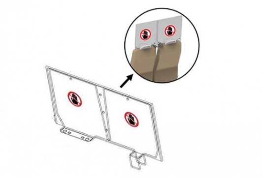 FREEDMAN MOBILITY SEATING - Sneeze Guard DBL - Curbside