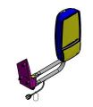 Curbside Fender Mount, GMC