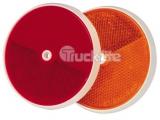 Red Reflector w/Mounting Hole